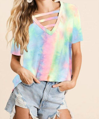Bibi - Blusa Harmony com Tiras Tie Dye
