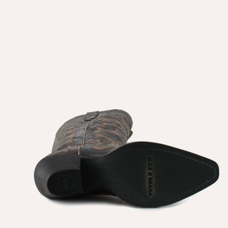 Buck &amp; Brana - Botas de Cowgirl Olivia em Couro