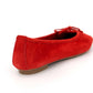 Reqins - Women's Harmony Cuir Peau Flats