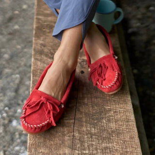 Minnetonka - Women's Kilty Hardsole Moccasin Slip-on Shoes