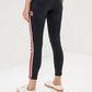 Topshop - Moto Stripe Floral Embroidery High Rise Skinny Jeans
