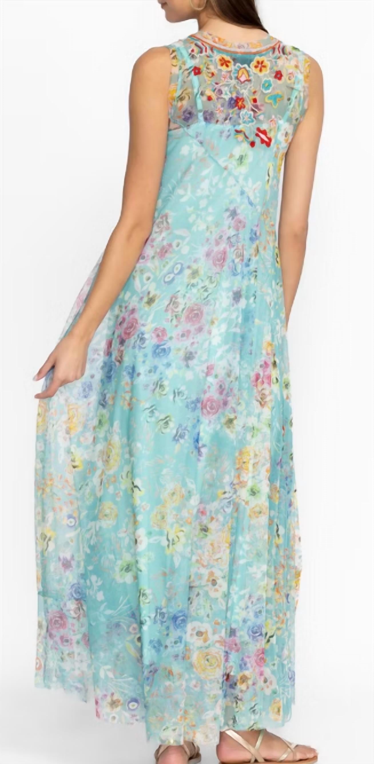 Johnny Was - Forever Flower Mesh Dress