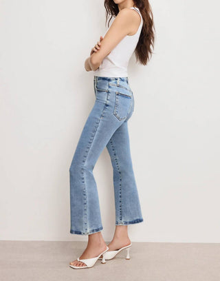 Good American - Calça Jeans Crop Mini Bota Good Legs