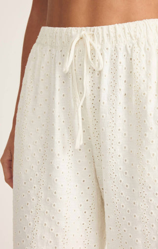 Z Supply - Calça Romi Knit Ilhós Feminina