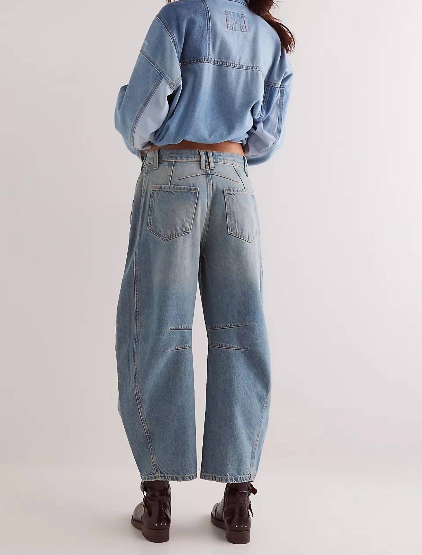 Free People - Good Luck Mid-rise Barrel Jeans