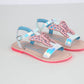 Billieblush - Iridescent Sandals With Large Butterfly