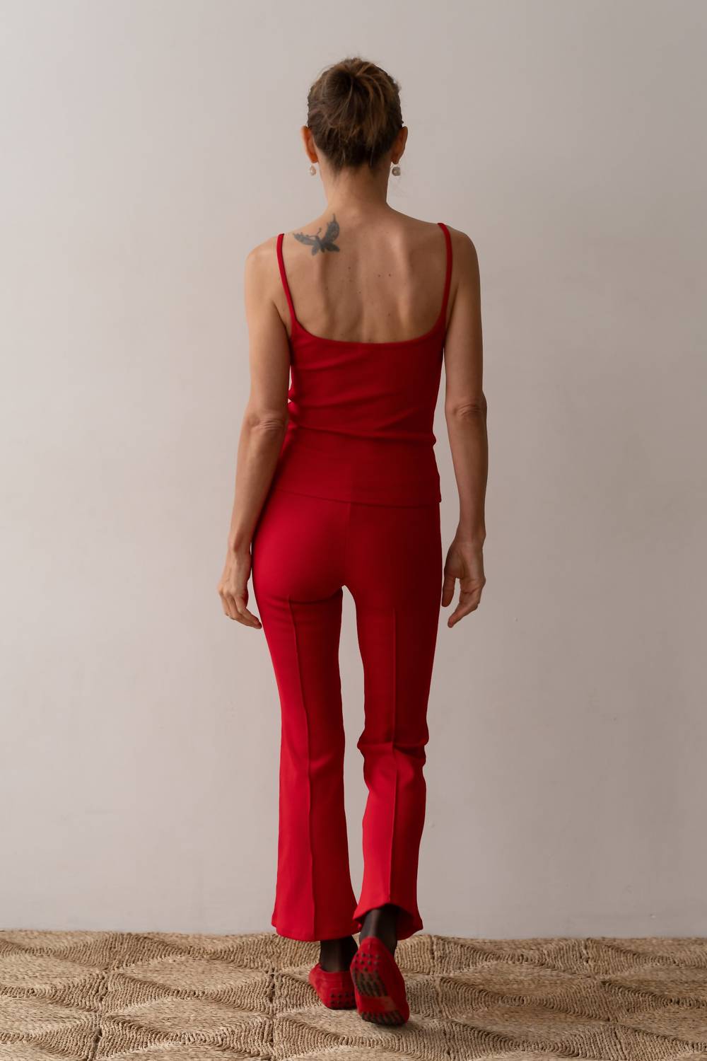 Donni. - Rib Kick Flare Pant