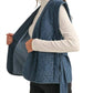 &Merci - Quilted Denim Vest