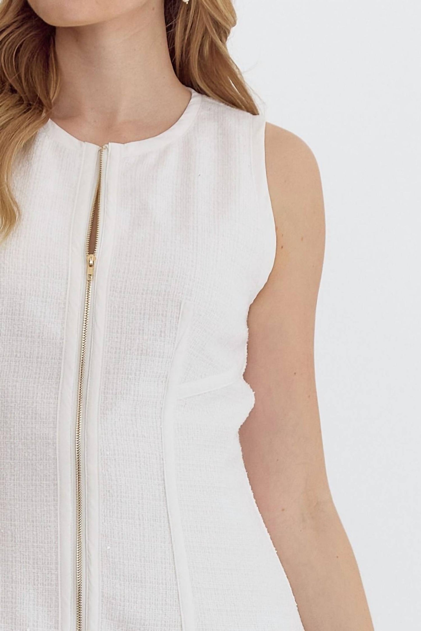 Entro - Old Fashioned Feeling Tweed Dress