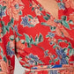 Pine Apparel - Floral Print Balloon Sleeve Dress