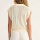 Z Supply - Lauden Crochet Polo Top