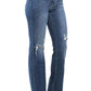 Judy Blue - Lilith Mid Rise Hand Sand Destroyed Bootcut Jean