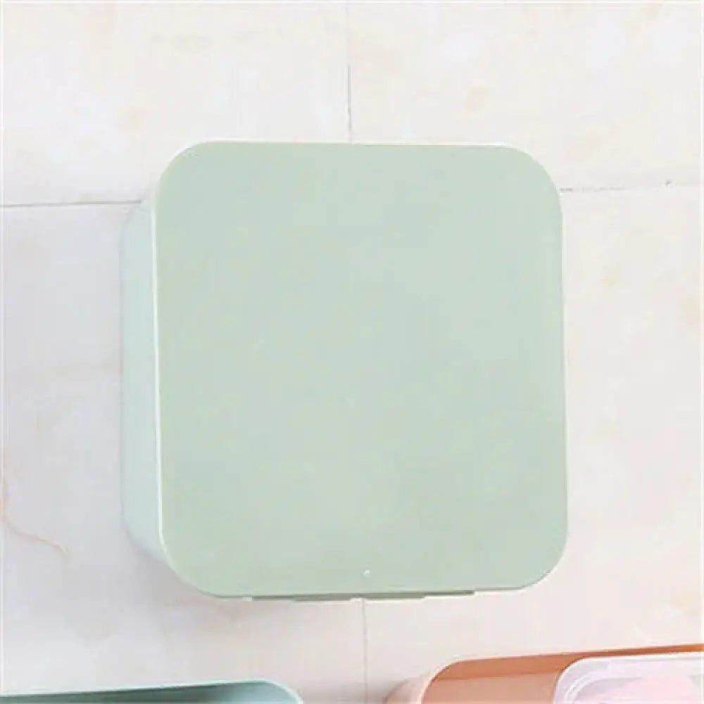 Pastel Wall Mounted Vanity Organizer and Makeup Shelf
