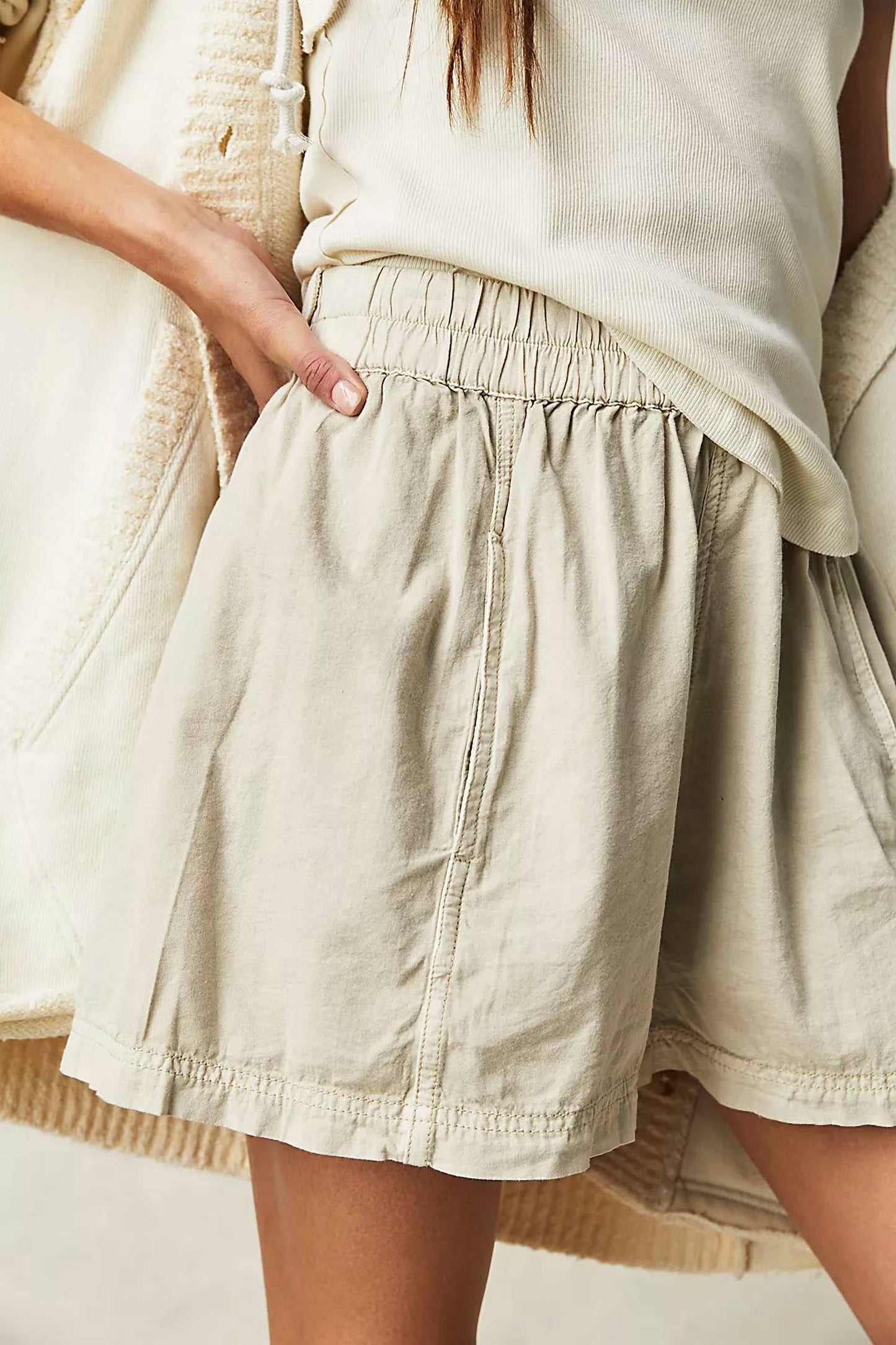 Free People - Poplin Pull On Short