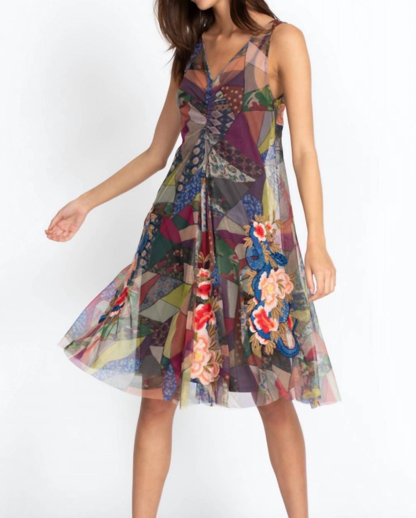 Johnny Was - cassia mesh dress