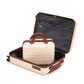 14'/20' 2-Piece ABS Spinner Wheel Luggage Set (Beige)