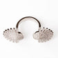 Avenue Chic - Women's Half Sunburst Cuff Ring