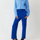 Grey/Ven - Paris Mid-rise Straight Leg Ponte Trousers