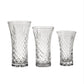 Creative Gifts International - Crystal Flared Vase With Medallion II Pattern - 8.25" X 4.75"