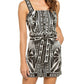Farm Rio - Monochrome Elegance Romper