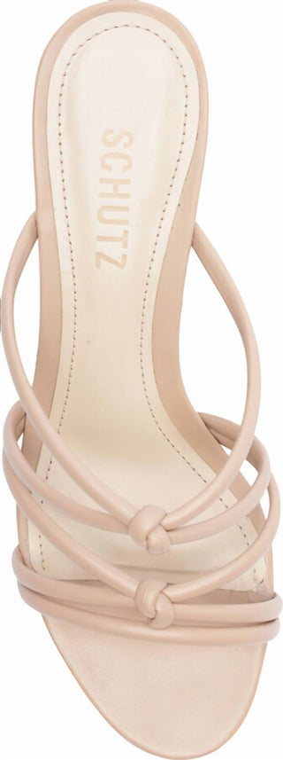 Schutz - Salto bloco com nó em couro Princey feminino