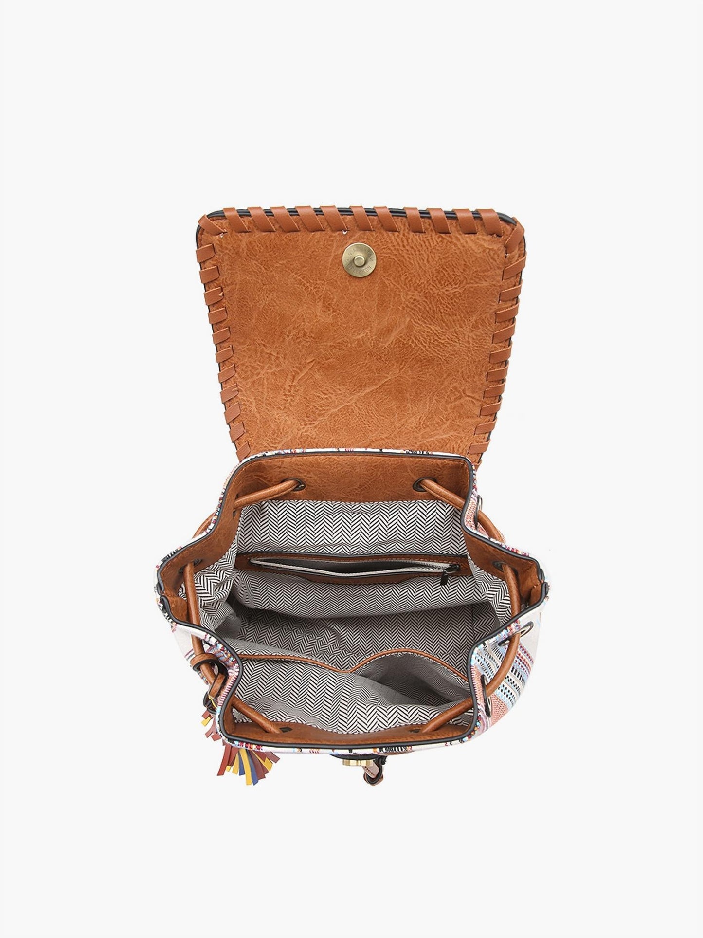 Jen & Co. - Women's Kourtney Two Tone Backpack