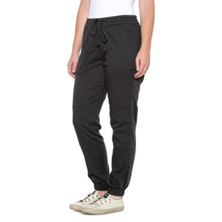 Demery Stretch Soft Sateen Joggers (For Women) - GALAXY GREY (M )