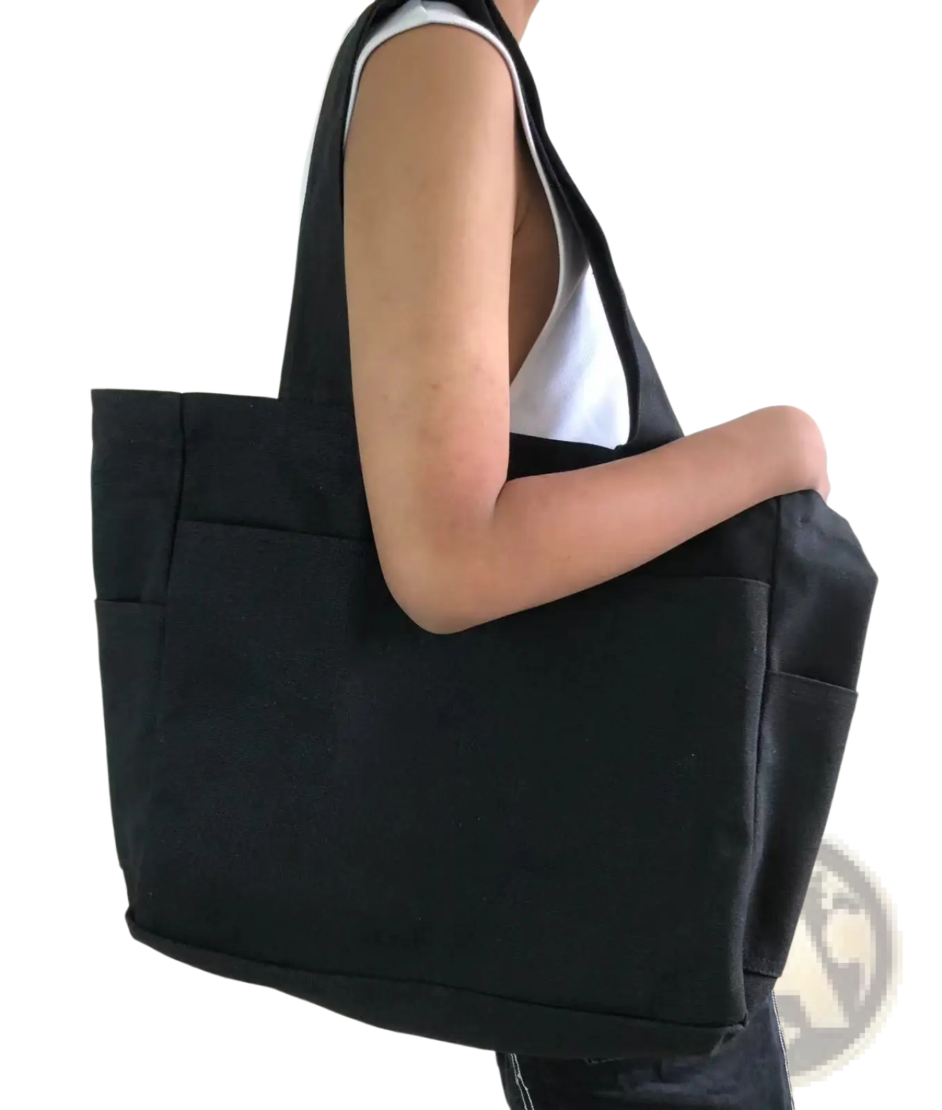 Denim Tote Bag Large Capacity Alma Latina Shoulder Bag