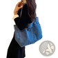 Denim Tote Bag Large Capacity Alma Latina Shoulder Bag