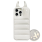 Devil Horn Quilted Leather Iphone Case