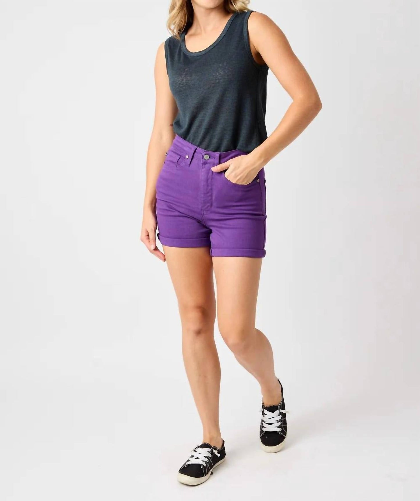 Judy Blue - Quinn High Rise Tummy Control Shorts