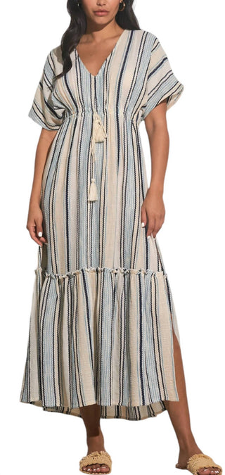 Elan - Vestido longo com babados