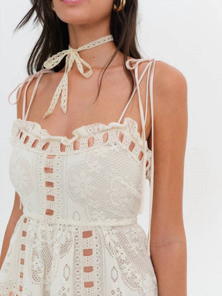 For Love &amp; Lemons - Vestido longo Charlotte