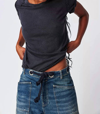 Free People - Camiseta de manga curta Wild
