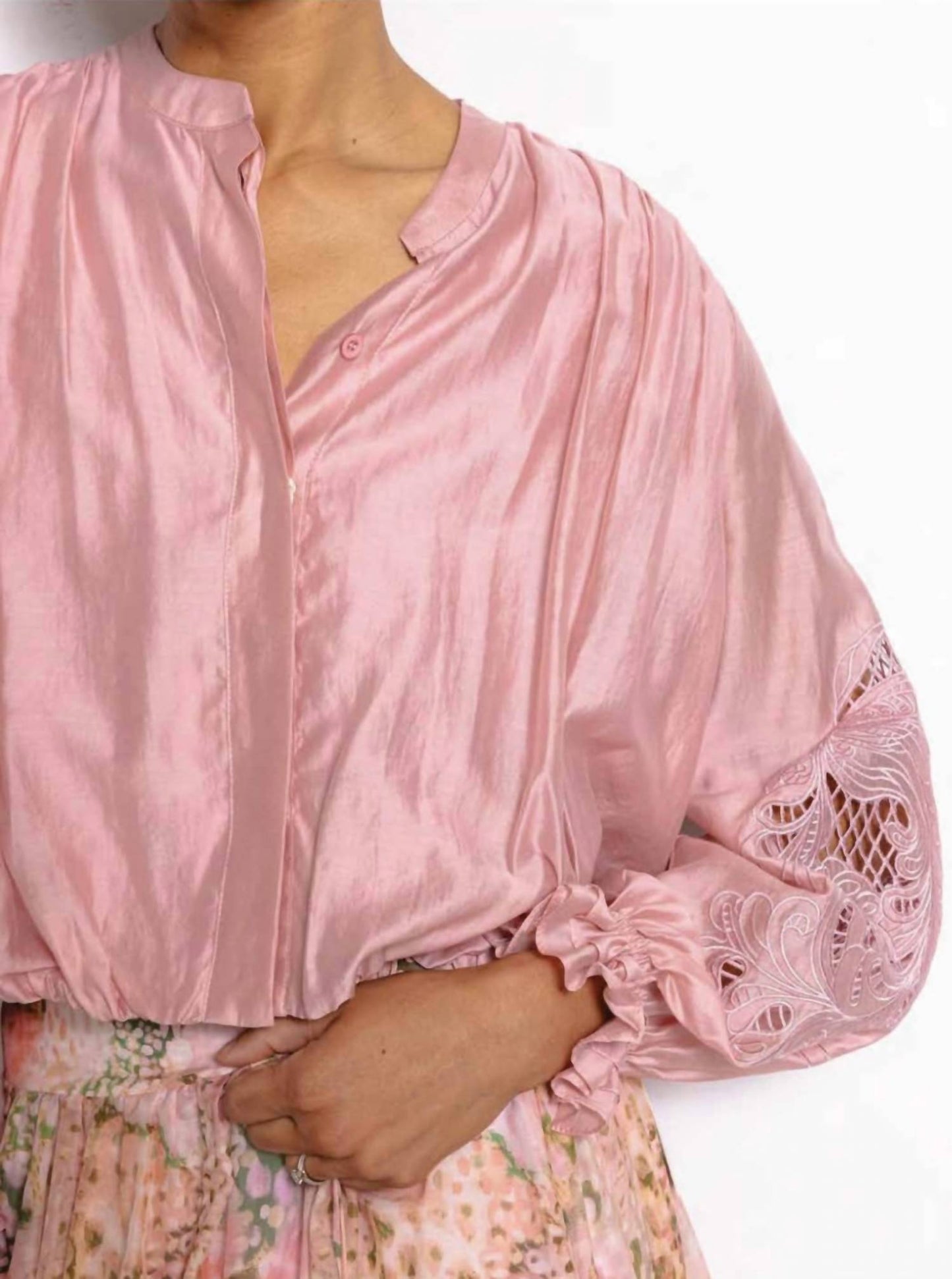 Dream Catcher - Laura Lace Long Sleeve Top