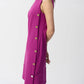 Joseph Ribkoff - Side Buttons Accent Sheath Dress