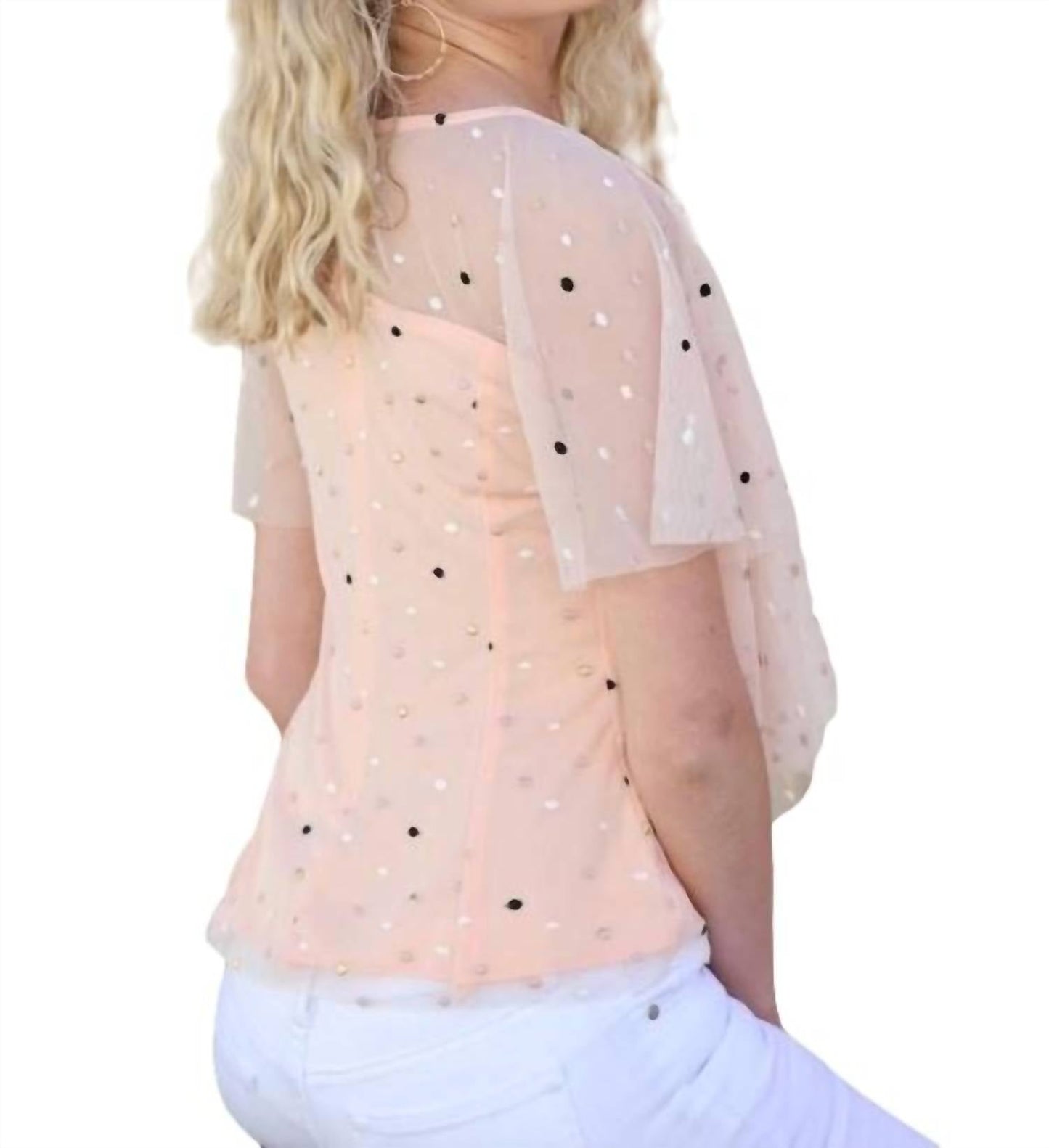 Eva Franco - Tiered Polka Dot Top