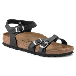 Birkenstock - Sandália feminina Kumba Oiled Leather - MÉDIA/LARGA