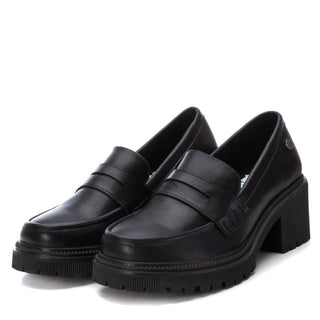 Xti - Mocassins casuais femininos de salto