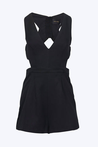 Do+Be - MACACÃO DE CETIM COM DECOTE ABERTO NAS COSTAS