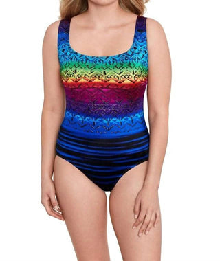 Longitude - Mombasa Double X-back Tank One Piece Marrom