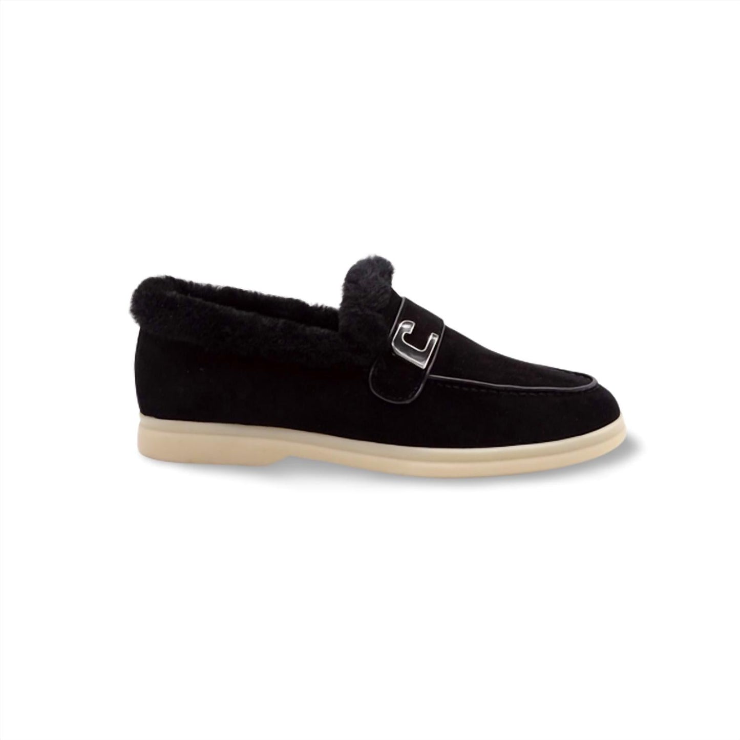Lola Cruz - Women's Fur loafer