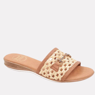 Andre Assous - Sandália feminina Niles Crystal Bit Slide