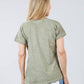 Elliott Lauren - Tina Raglan Short Sleeve V-neck Tee