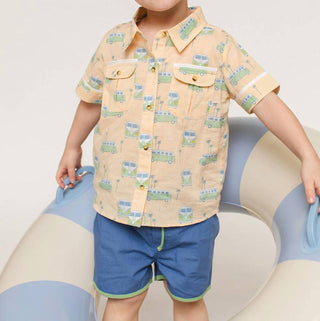 Dear Georgie - Boy's The Sea Short Sleeve Shirt
