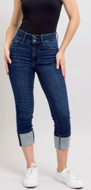 Judy Blue - Calça Capri com Cós Duplo