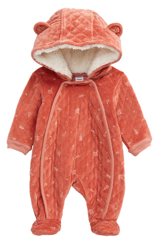 Nordstrom Baby Pink Desert Dottie Quilted Bunting - Size 3M