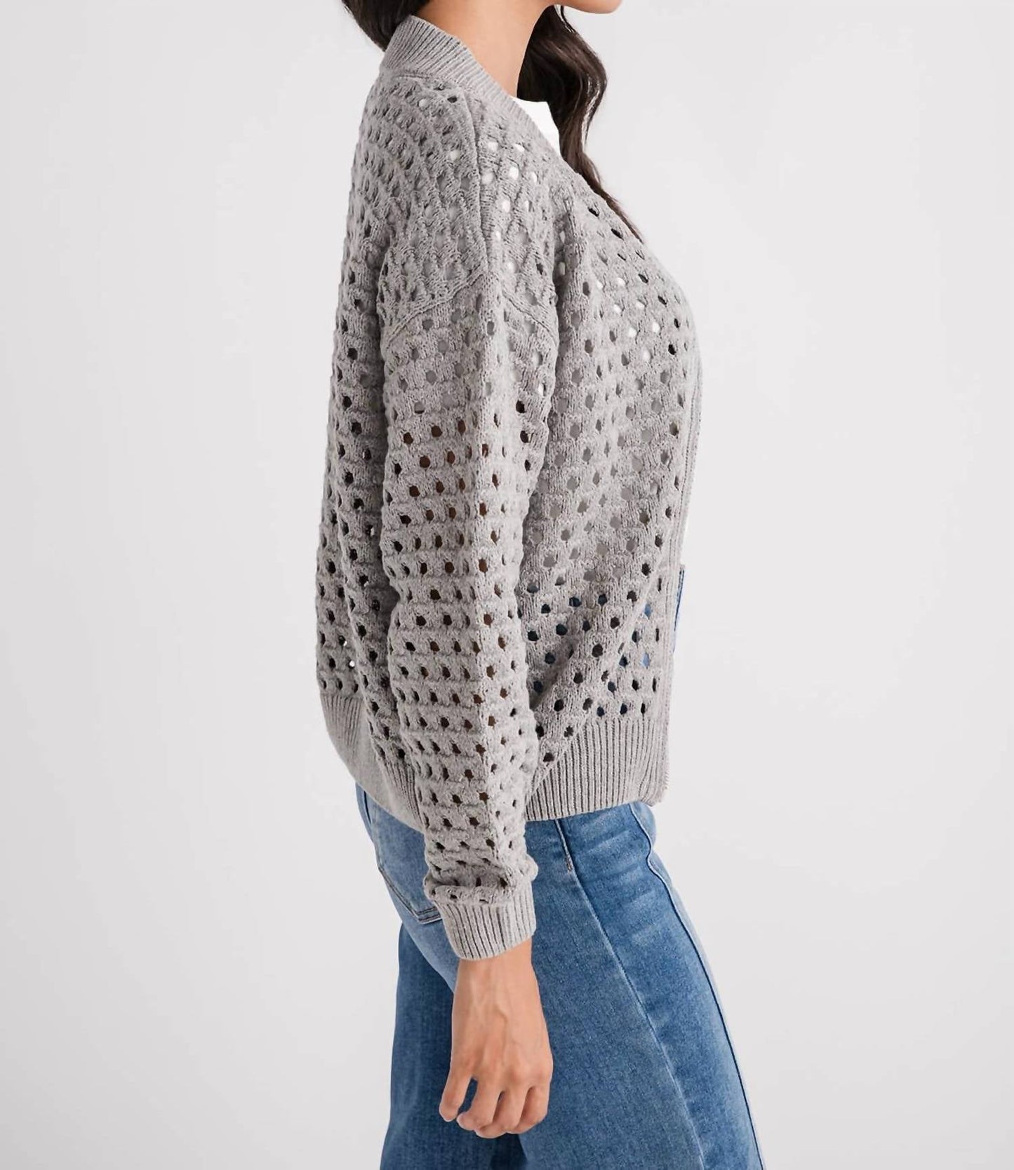 Elan - Crochet Zip Cardigan