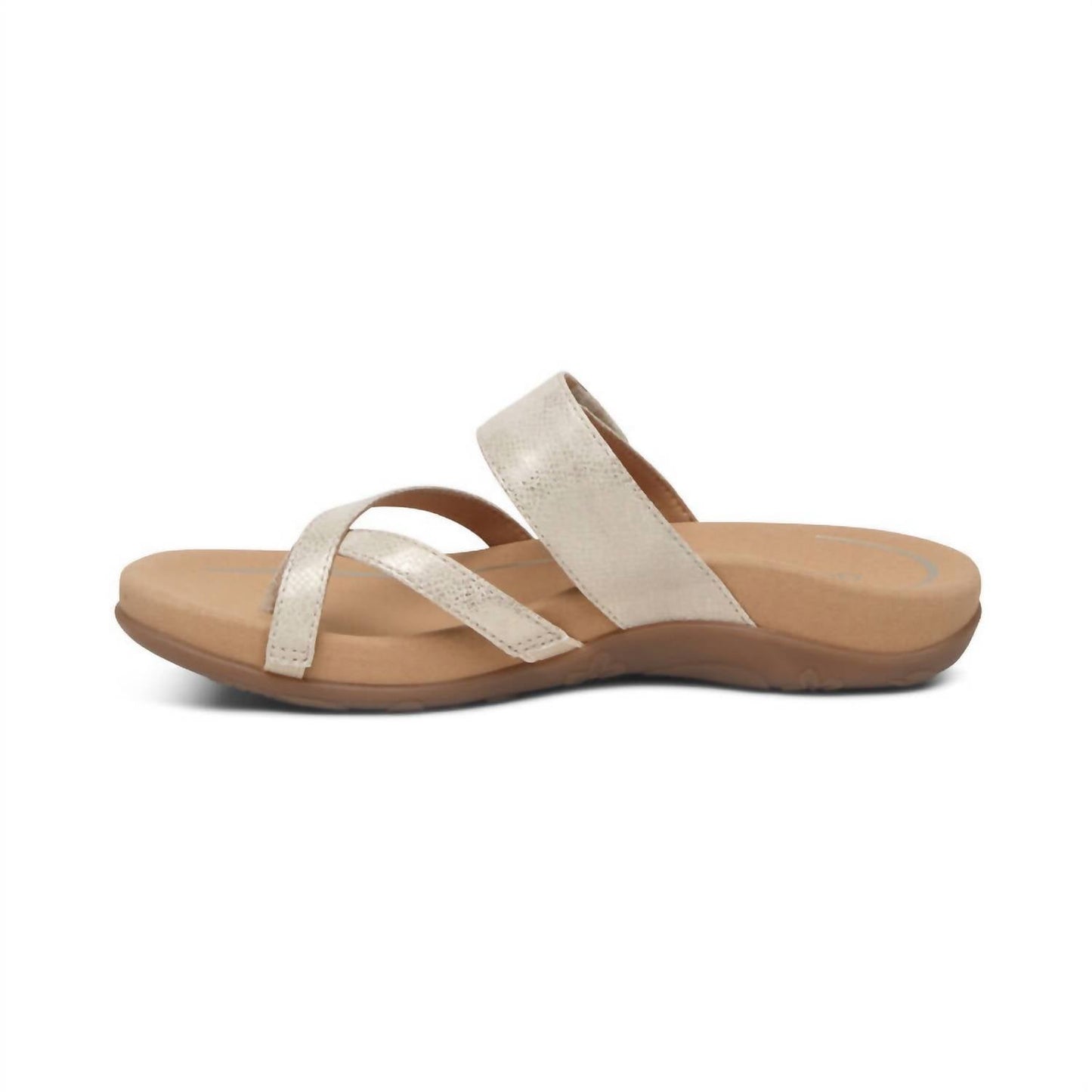 Aetrex - WOMEN'S IZZY ADJUSTABLE SLIDE SANDAL