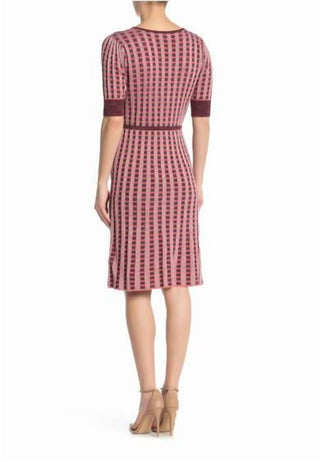 Kate Spade - Vestido xadrez de malha sintética